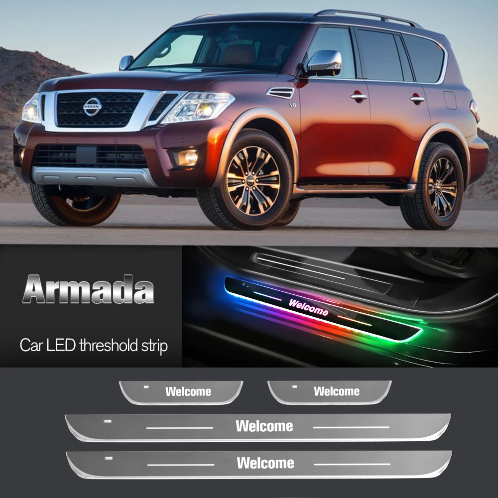 Car Door Sill Light For Nissan Armada 2005-2023 2007 2009 2015 Customized Logo LED Welcome Threshold Pedal Lamp Accessories
Car Door Sill Light For Nissan Armada 2005-2023 2007 2009 2015 Customized Logo LED Welcome Threshold Pedal Lamp Accessories