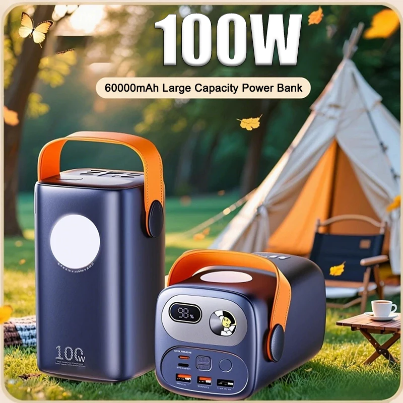 PD 100 Вт быстрая зарядка аккумулятор для ноутбука 60000 мАч большой емкости открытый кемпинг аварийный резервный источник питания для IPhone Xiaomi
PD 100 Вт быстрая зарядка аккумулятор для ноутбука 60000 мАч большой емкости открытый кемпинг аварийный резервный источник питания для IPhone Xiaomi