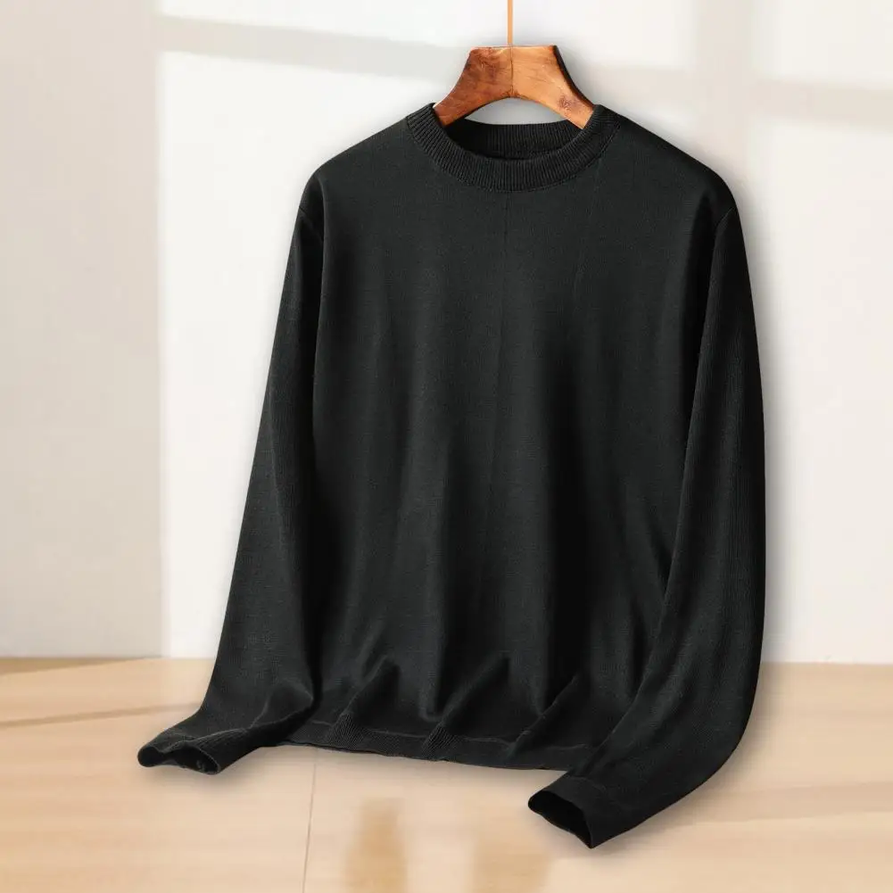 Solid Color Sweater Soft Knitted Round Neck Sweater for Fall Winter Anti-shrink Anti-pilling Base Pullover with Long for Comfort
Solid Color Sweater Soft Knitted Round Neck Sweater for Fall Winter Anti-shrink Anti-pilling Base Pullover with Long for Comfort