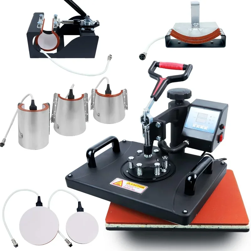 DMZY1 8 in 1 Combo 29*38cm Heat Press machine 29*38cm For T-Shirt Hat Cap Mug Plate Pen Shoes Multifunction Transfer
DMZY1 8 in 1 Combo 29*38cm Heat Press machine 29*38cm For T-Shirt Hat Cap Mug Plate Pen Shoes Multifunction Transfer