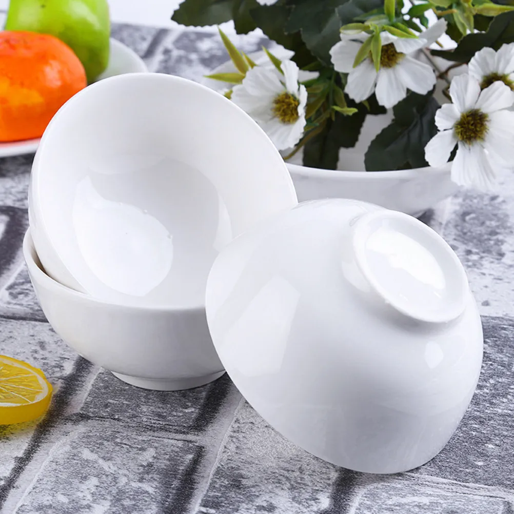 6Pcs Porcelain Rice Bowls 4Inch White Space Saving Stackable Food Bowls for Home Restaurant Use Vegetable Fruit Salad Container
6Pcs Porcelain Rice Bowls 4Inch White Space Saving Stackable Food Bowls for Home Restaurant Use Vegetable Fruit Salad Container