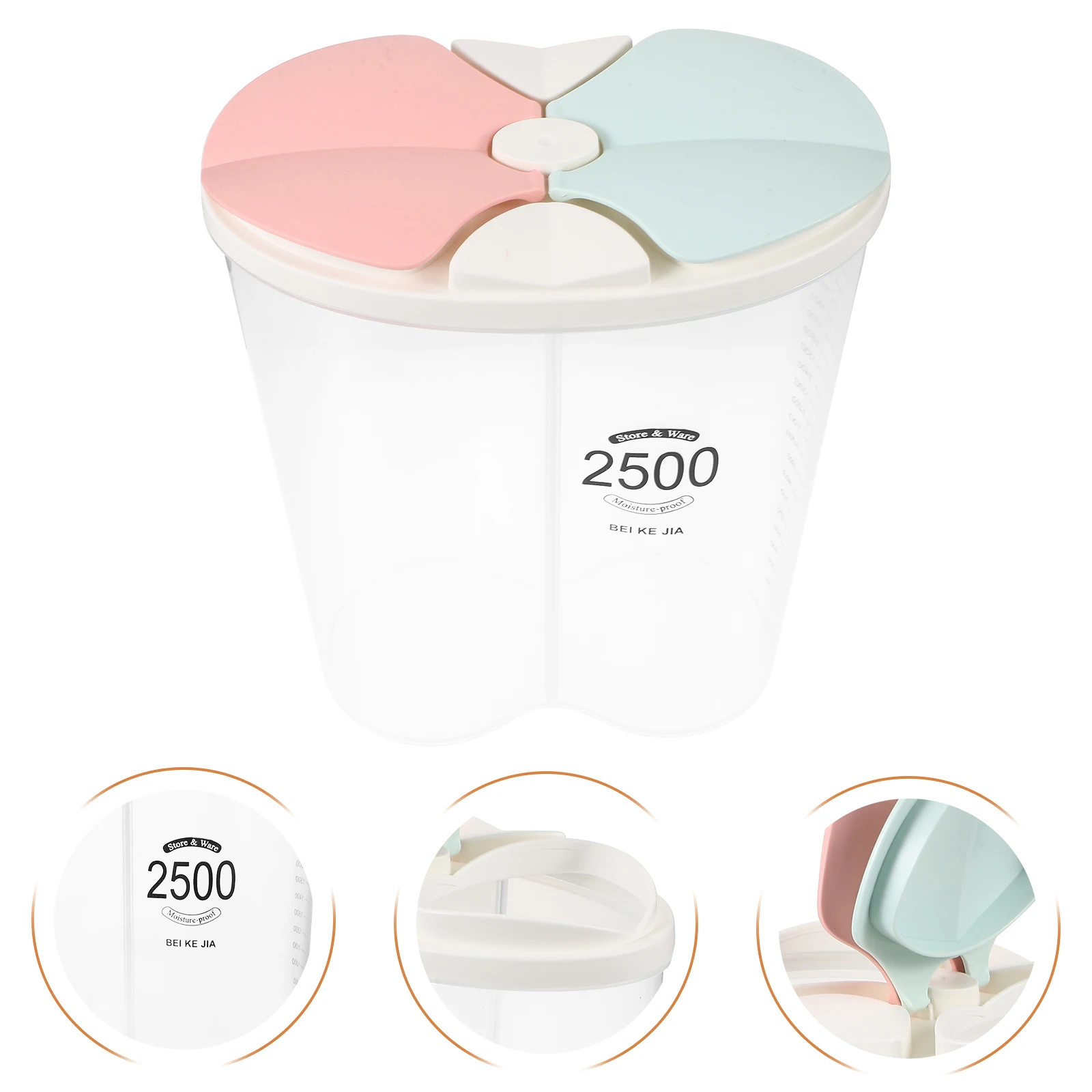 Food Storage Containers Sealed Canister Transparent Plastic Dried Fruit Jar Coffee Kitchen Organizers Anti Moisture
Food Storage Containers Sealed Canister Transparent Plastic Dried Fruit Jar Coffee Kitchen Organizers Anti Moisture
