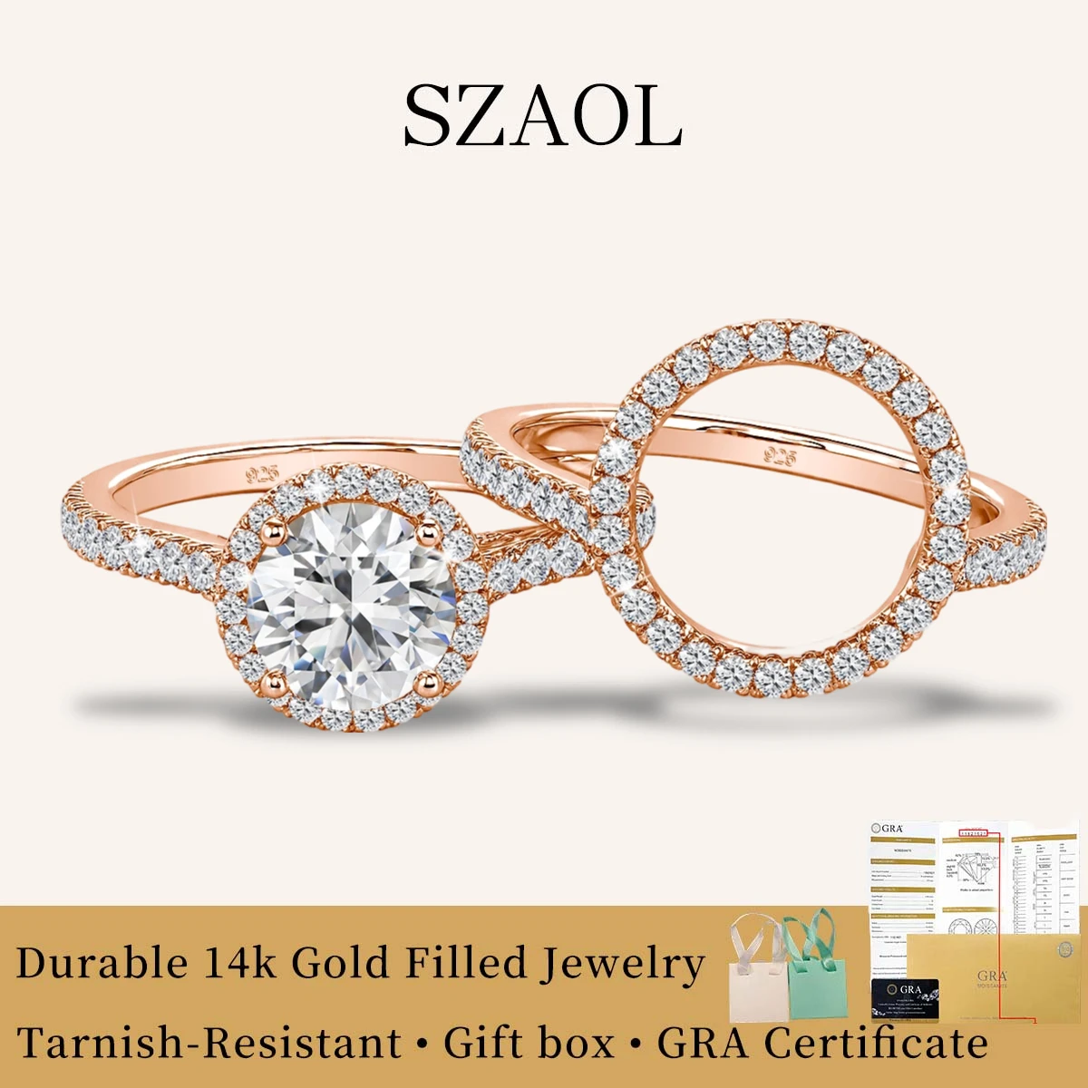 Luxury Certified 7mm 1.2ct VVS1 Moissanite Lab Diamond Bridal Set 14K Gold Filled Women's ring Promise Wedding Band Fine Jewelry
Luxury Certified 7mm 1.2ct VVS1 Moissanite Lab Diamond Bridal Set 14K Gold Filled Women's ring Promise Wedding Band Fine Jewelry
