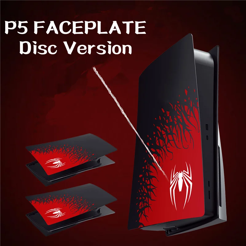 AED7-Spider Replacement Shell For PS5 Protective Cover Hard Faceplate Fit For Playstation 5 Disc Version Case Shell Cover
AED7-Spider Replacement Shell For PS5 Protective Cover Hard Faceplate Fit For Playstation 5 Disc Version Case Shell Cover