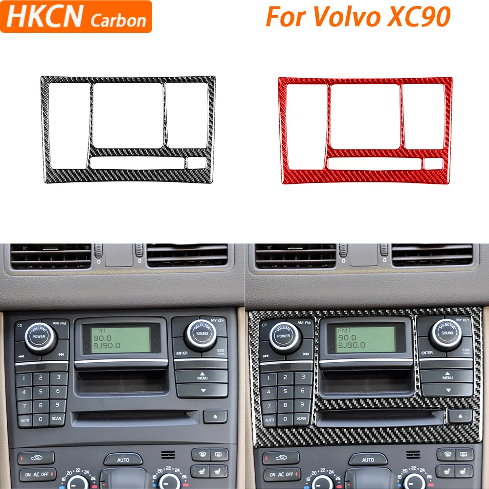 For Volvo XC90 2004—2013 Car Accessories Carbon Fiber Central CD Radio Frame Panel Interior Cover Trim Sticker Modification
For Volvo XC90 2004—2013 Car Accessories Carbon Fiber Central CD Radio Frame Panel Interior Cover Trim Sticker Modification