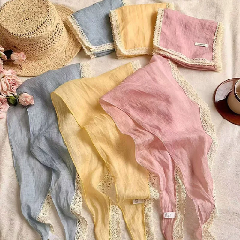 Fresh Style Lace Triangular Scarf Versatile Women's Neck Scarf Fashionable Elegant Wearing Accessories Scarf Neck Accessories
Fresh Style Lace Triangular Scarf Versatile Women's Neck Scarf Fashionable Elegant Wearing Accessories Scarf Neck Accessories