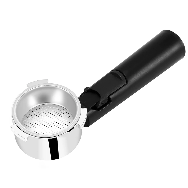 51mm Stainless Steel Bottomless Coffee Portafilter for Professional Coffee Maker Accessory
51mm Stainless Steel Bottomless Coffee Portafilter for Professional Coffee Maker Accessory