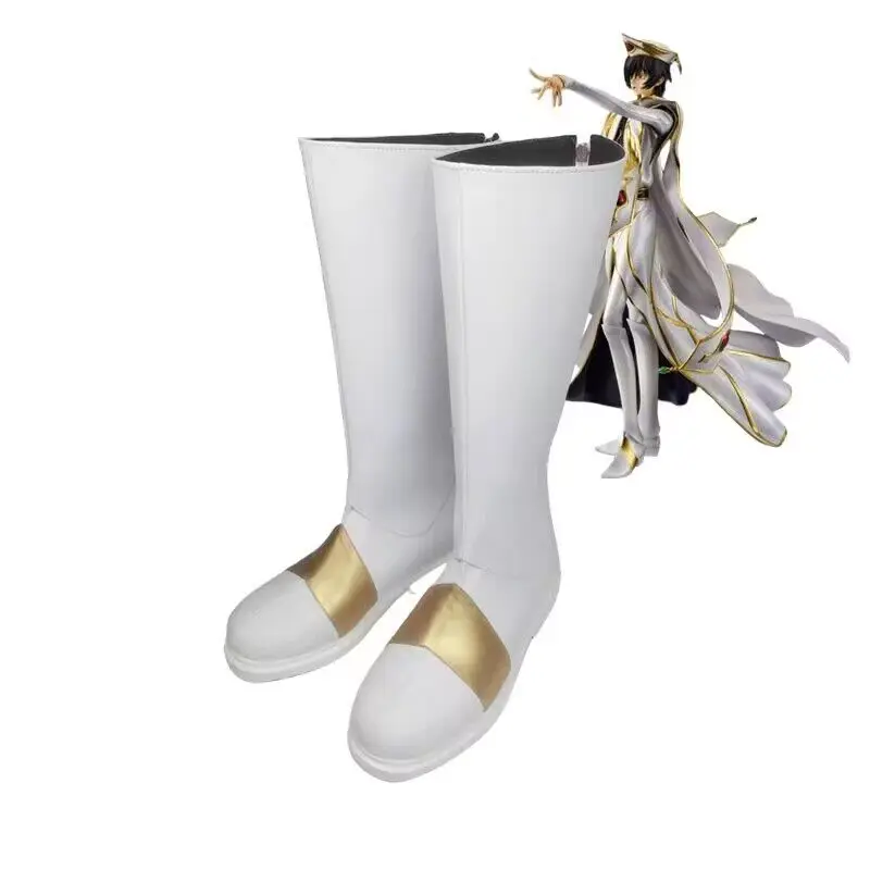 Lelouch of the Rebellion Emperor Cosplay Boots Shoes customized
Lelouch of the Rebellion Emperor Cosplay Boots Shoes customized