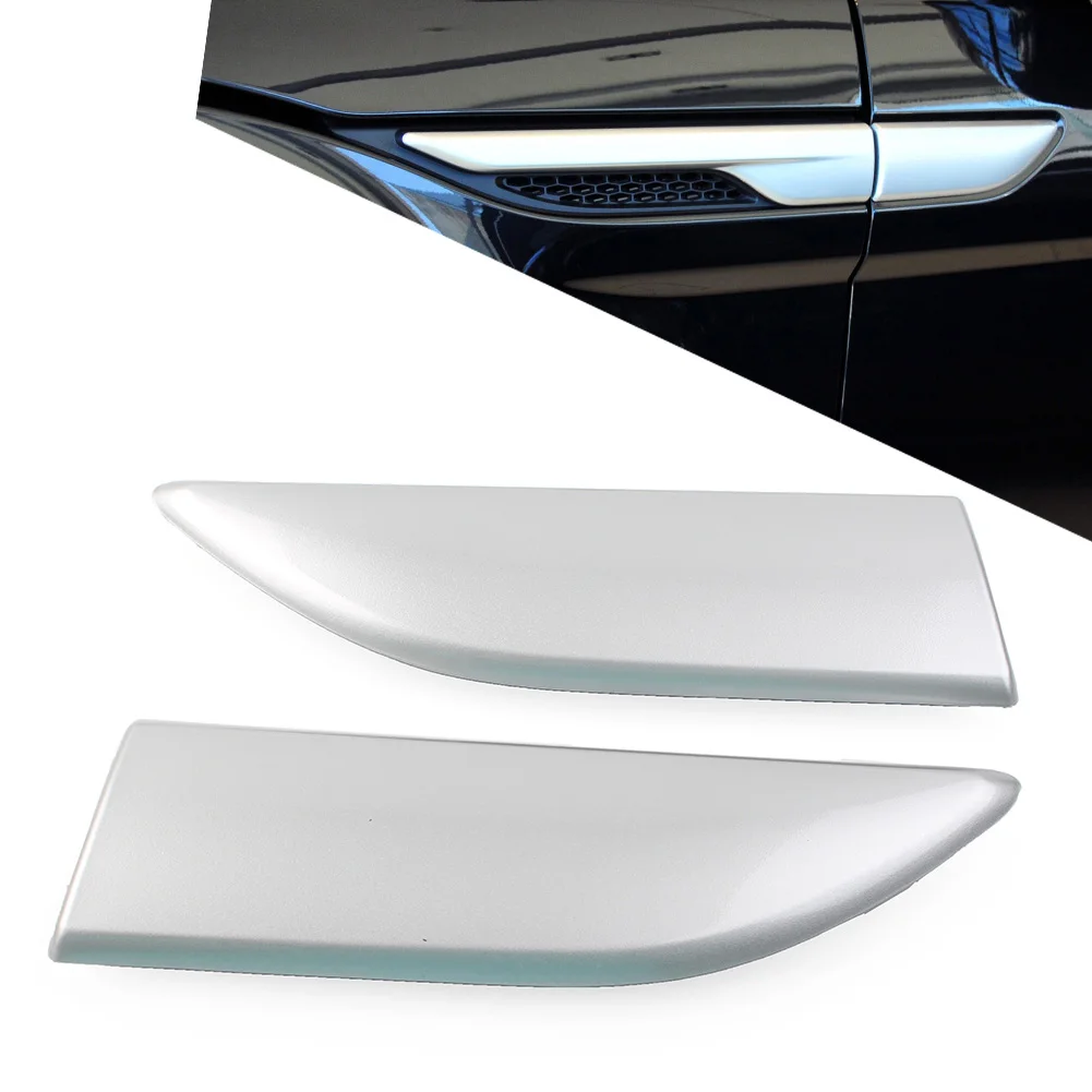 1 Pair Silver Car Front Door Upper Molding Trim Left & Right Covers For Land Rover Range Rover Evoque 2012-2019
1 Pair Silver Car Front Door Upper Molding Trim Left & Right Covers For Land Rover Range Rover Evoque 2012-2019
