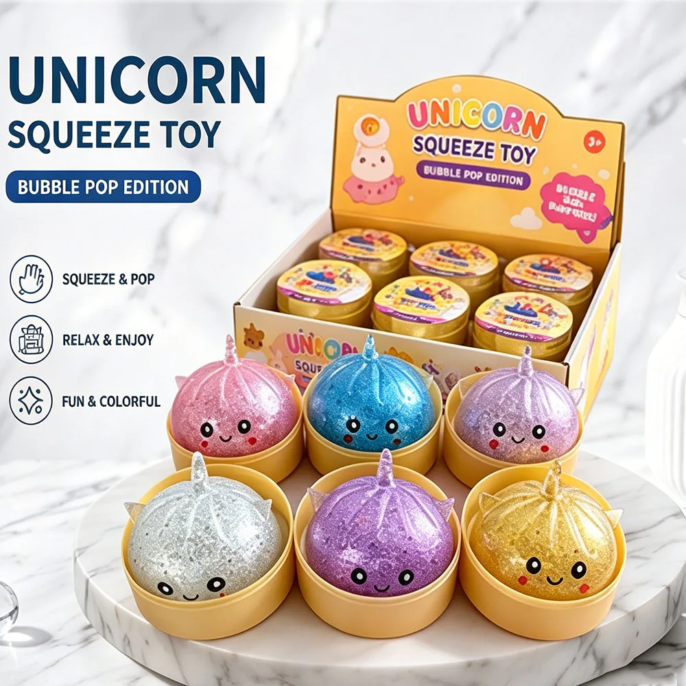Unicorn Xiaolongbao Squishy Mystery Blind Box Slow Rising Squeeze Fidget Sensory Anti Stress Party Favor Goodie Bag Gift Item
Unicorn Xiaolongbao Squishy Mystery Blind Box Slow Rising Squeeze Fidget Sensory Anti Stress Party Favor Goodie Bag Gift Item
