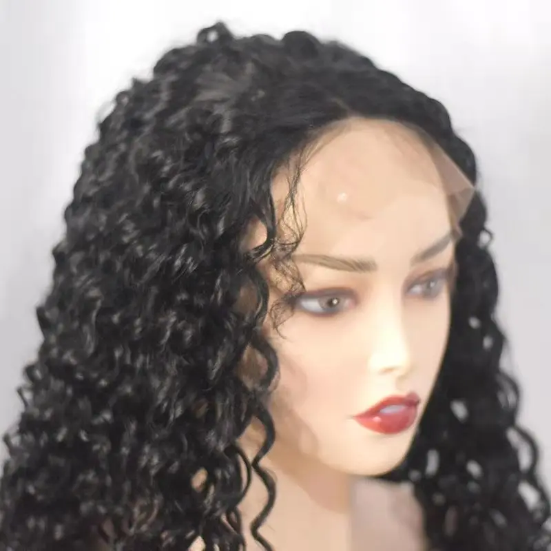 African small curly wig, European and American fashion long curly hair women's wig, front lace, semi-hand-tied, factory
African small curly wig, European and American fashion long curly hair women's wig, front lace, semi-hand-tied, factory