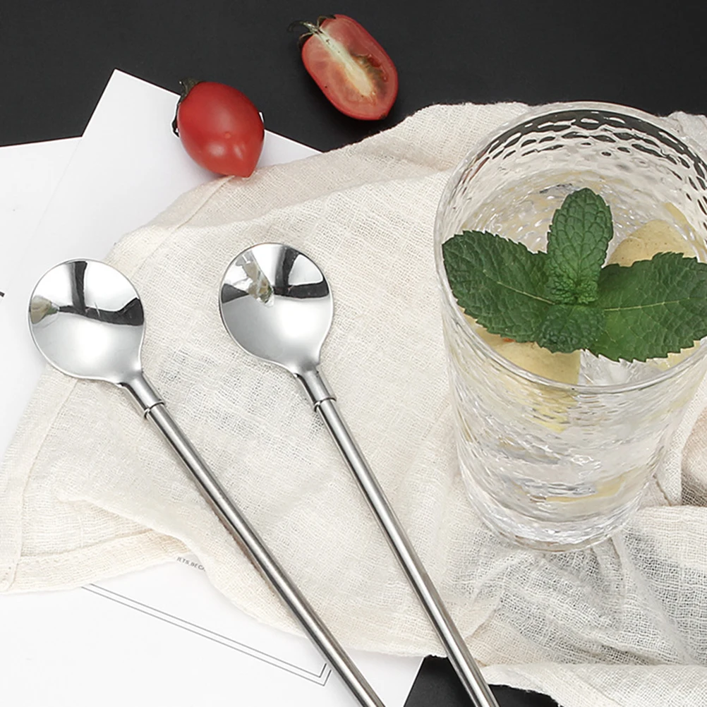 5Pcs Straw Spoon Set Stainless Steel Long Handle Honey Stirring Coffee Tea Milk Sugar Cream Bar Kitchen Tools
5Pcs Straw Spoon Set Stainless Steel Long Handle Honey Stirring Coffee Tea Milk Sugar Cream Bar Kitchen Tools