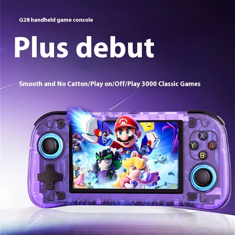 New G28 Handheld Game Console Open Source Handheld High-Definition Large Screen Portable Game Console Nostalgic Retro Arcade Toy
New G28 Handheld Game Console Open Source Handheld High-Definition Large Screen Portable Game Console Nostalgic Retro Arcade Toy