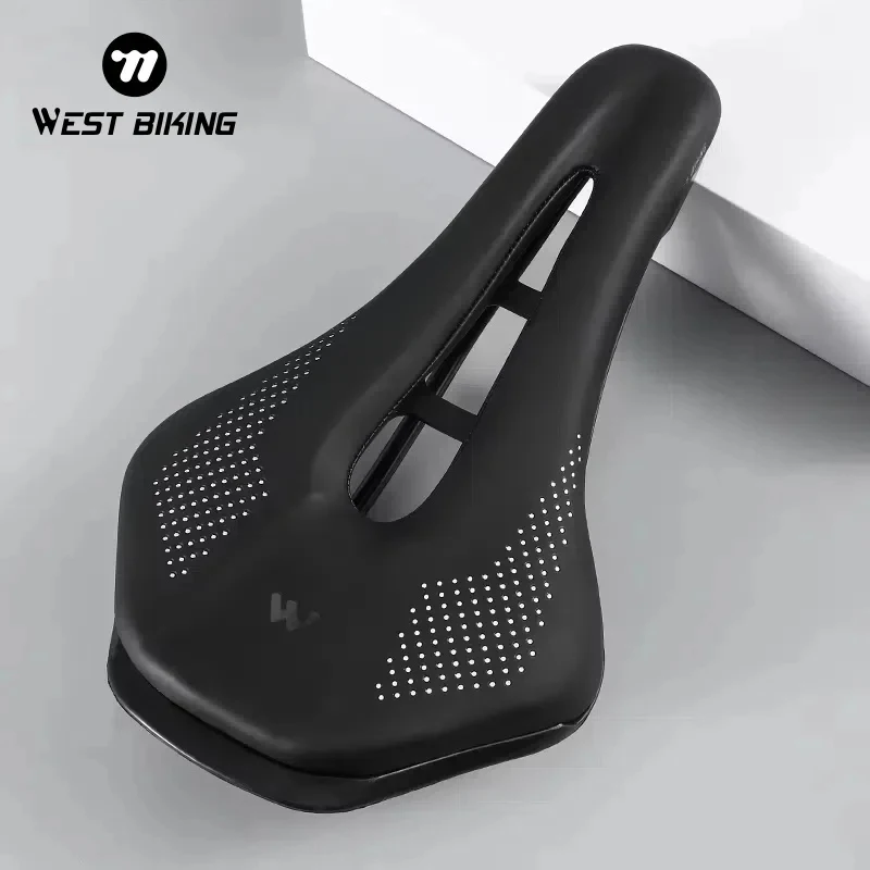 WEST BIKING Ultralight Mountain Bicycle Saddle MTB Short Nose Road Bike Seat PU Leather Hollow Prostatic Saddle Bicycle Parts
WEST BIKING Ultralight Mountain Bicycle Saddle MTB Short Nose Road Bike Seat PU Leather Hollow Prostatic Saddle Bicycle Parts