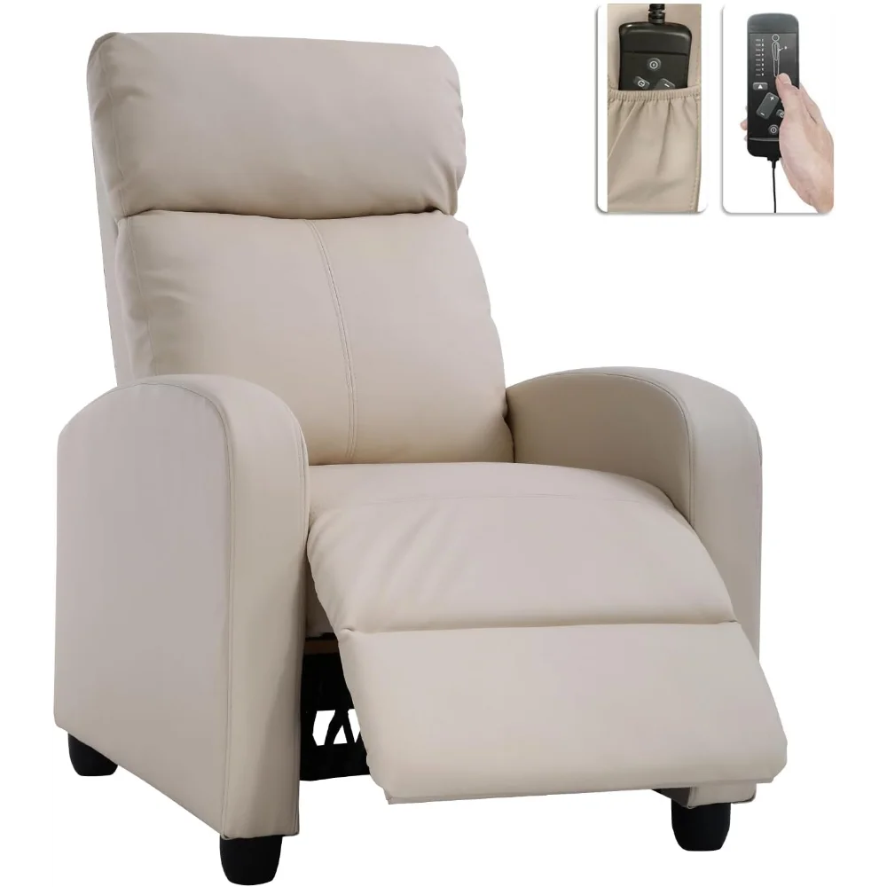 Home Theater Seating Massage Recliner Chair Winback Single Sofa Reading Chair with Metal Frame&Footrest, Modern Reclining Chairs
Home Theater Seating Massage Recliner Chair Winback Single Sofa Reading Chair with Metal Frame&Footrest, Modern Reclining Chairs