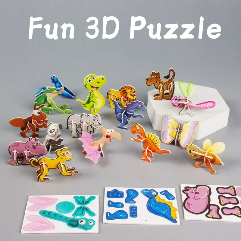 30Pcs 3D Mini Dinosaur Paper Puzzle DIY Jigsaw Toys for Adults Birthday Party Favors Kindergarten Rewards and Educational Gifts
30Pcs 3D Mini Dinosaur Paper Puzzle DIY Jigsaw Toys for Adults Birthday Party Favors Kindergarten Rewards and Educational Gifts