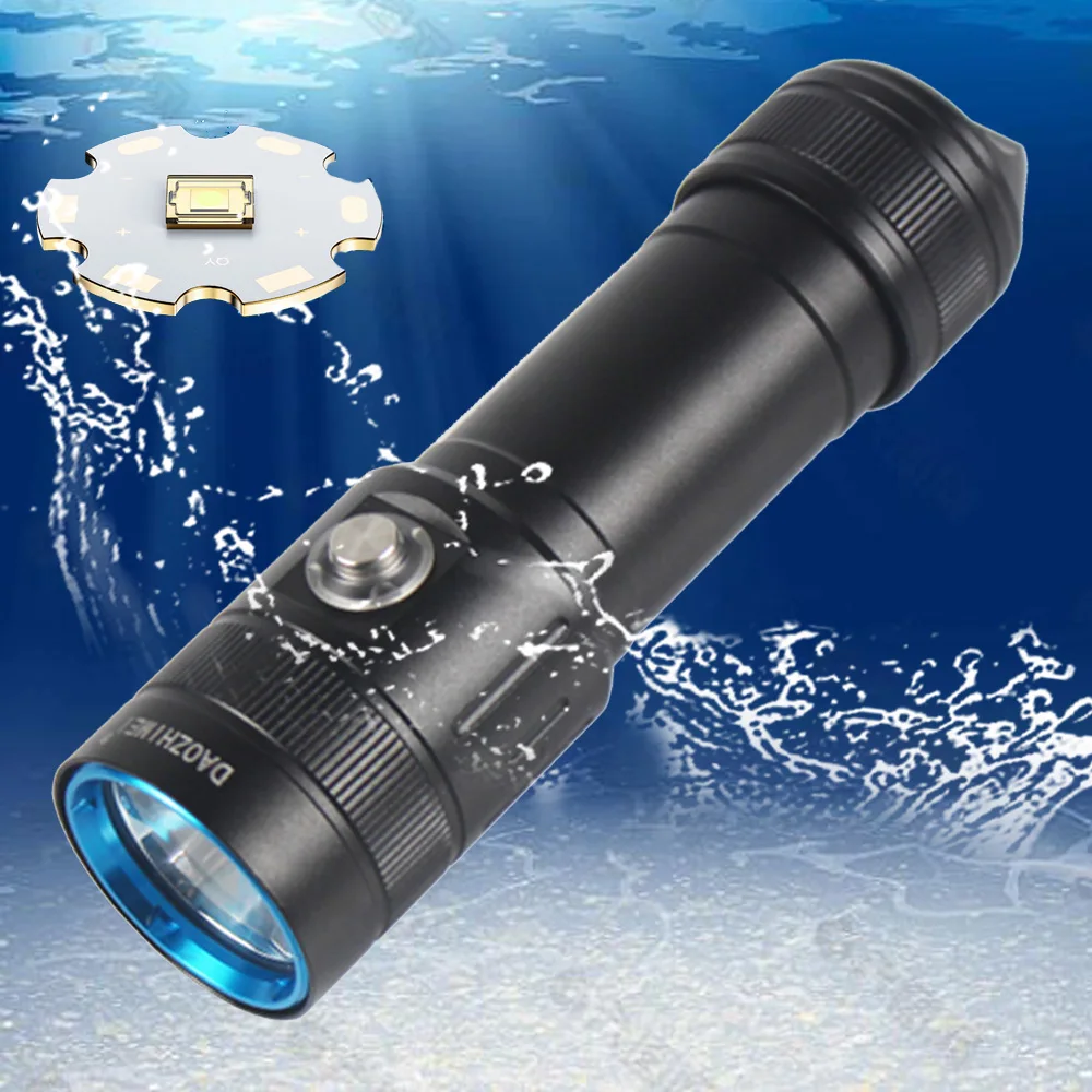 Мощный портативный фонарь для кемпинга, светодиодный фонарик для дайвинга 3800LM, водонепроницаемый свет, 26650, уличный тактический фонарь для подводного плавания и охоты 
Мощный портативный фонарь для кемпинга, светодиодный фонарик для дайвинга 3800LM, водонепроницаемый свет, 26650, уличный тактический фонарь для подводного плавания и охоты
