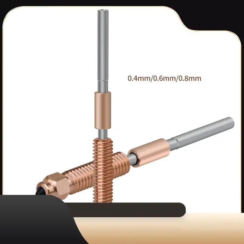 K1C 3D Printer Accessories,Copper Alloy And Hardened Steel Nozzle,Quick Release Nozzle Kit For Ender3v3/K1max/K1C-T44C
K1C 3D Printer Accessories,Copper Alloy And Hardened Steel Nozzle,Quick Release Nozzle Kit For Ender3v3/K1max/K1C-T44C