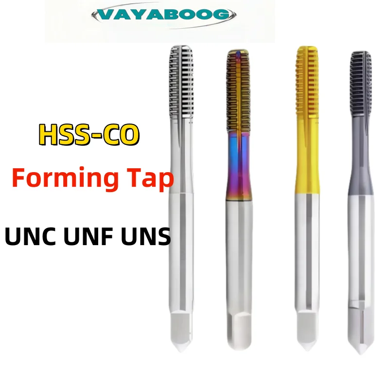 1pcs HSS-CO American Forming Tap With TIN/TICN-Coating UNC/F/C0-80 1-72 3-48 4-40 6-32 3/16 5/16 3/8 7/16 1/4 Screw Thread Tap
1pcs HSS-CO American Forming Tap With TIN/TICN-Coating UNC/F/C0-80 1-72 3-48 4-40 6-32 3/16 5/16 3/8 7/16 1/4 Screw Thread Tap