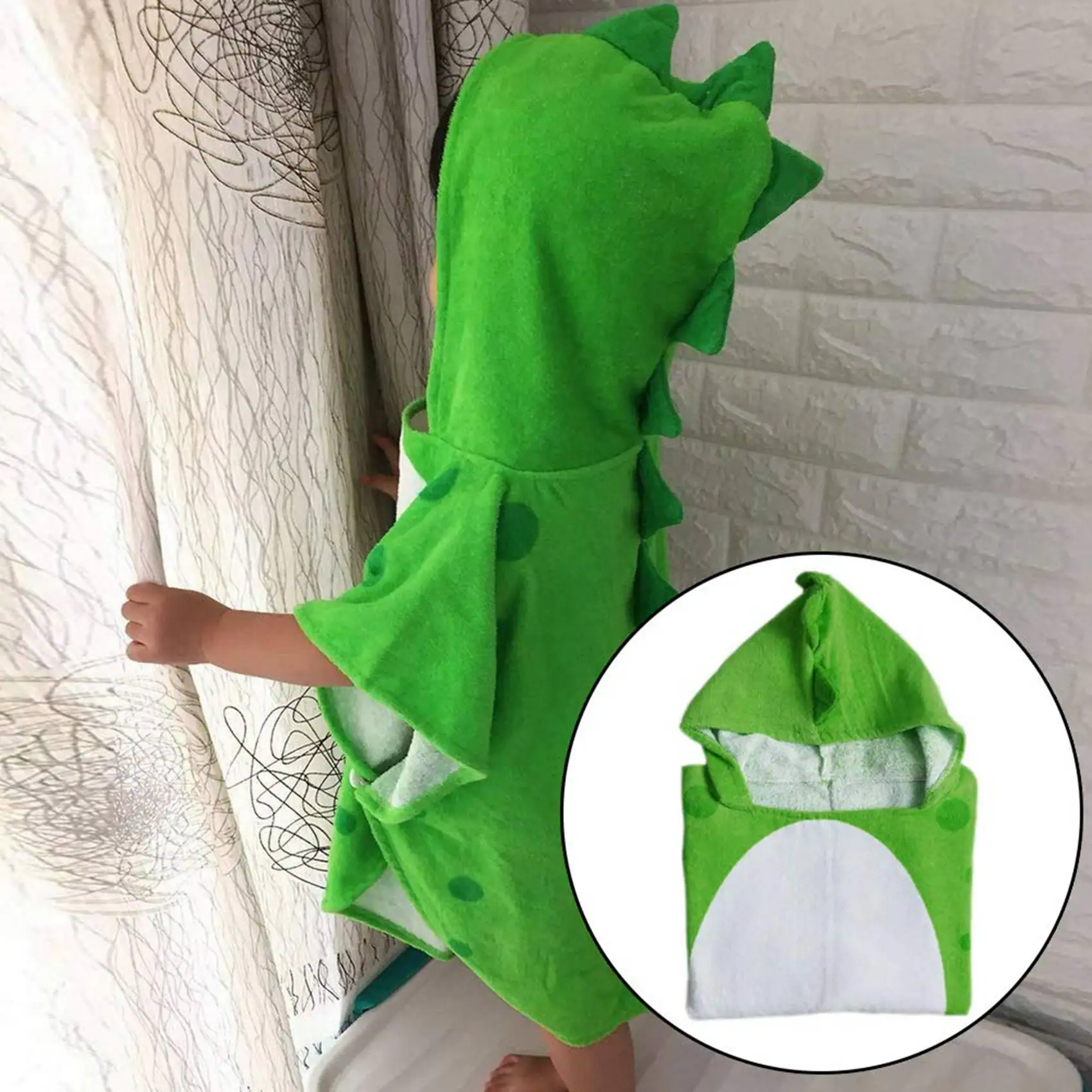 M15K-2X Children Bath Towel Robe Kids Hooded Beach Swimming Poncho Dinosaur Pattern(Green+White 55 Cm X 110 Cm)
M15K-2X Children Bath Towel Robe Kids Hooded Beach Swimming Poncho Dinosaur Pattern(Green+White 55 Cm X 110 Cm)