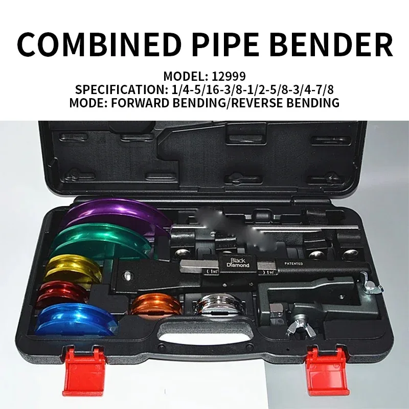 Combination pipe bender 12999 manual copper pipe bender pipe processing and maintenance equipment 
Combination pipe bender 12999 manual copper pipe bender pipe processing and maintenance equipment