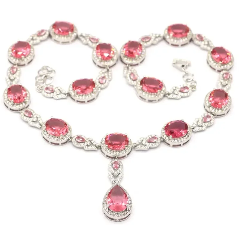 57g 925 SOLID STERLING SILVER Customized necklace CHAIN Pink Kunzite Morganite London Blue Topaz White CZ
57g 925 SOLID STERLING SILVER Customized necklace CHAIN Pink Kunzite Morganite London Blue Topaz White CZ