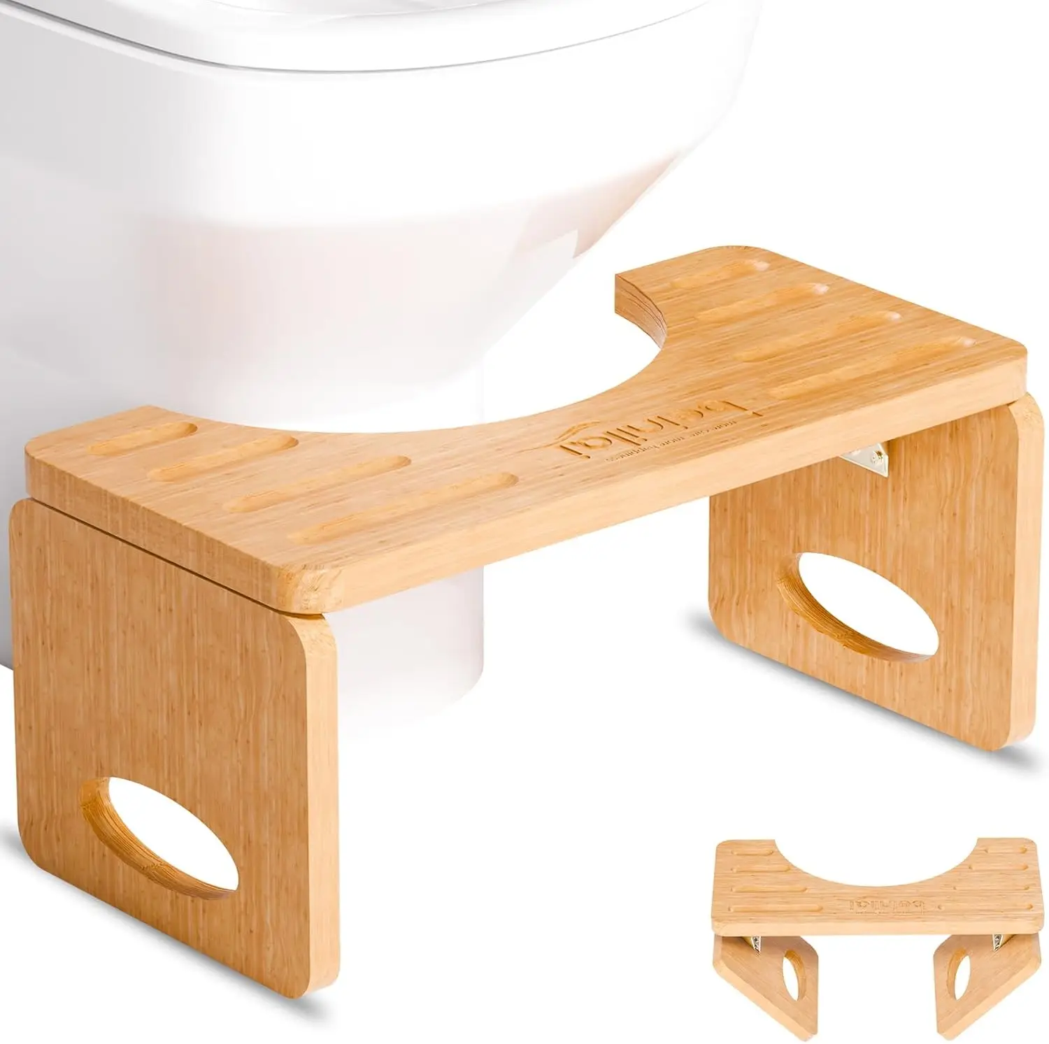 Foldable Toilet Stool,7 Inches Poop Stool for Bathroom,Bamboo Toilet Stool Squat Adult,Potty Stool with Anti-Slip Strip
Foldable Toilet Stool,7 Inches Poop Stool for Bathroom,Bamboo Toilet Stool Squat Adult,Potty Stool with Anti-Slip Strip