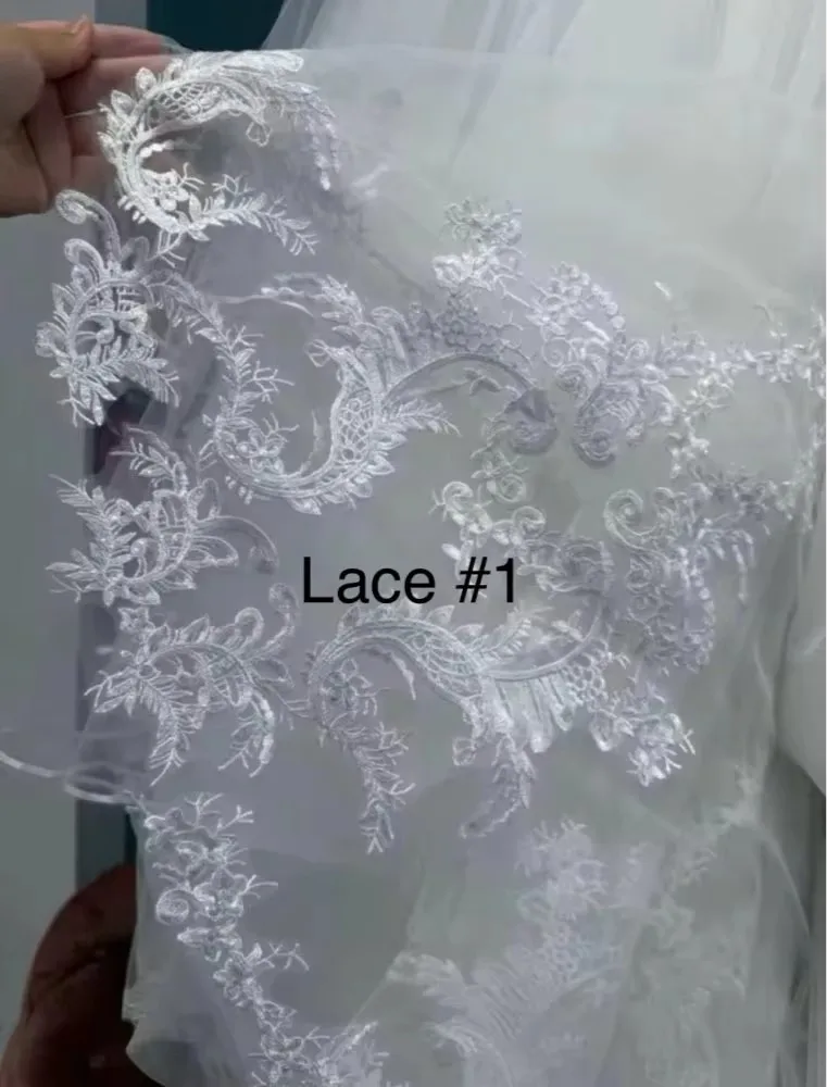 Custom made wedding veils 30 pcs for MD.NC
Custom made wedding veils 30 pcs for MD.NC