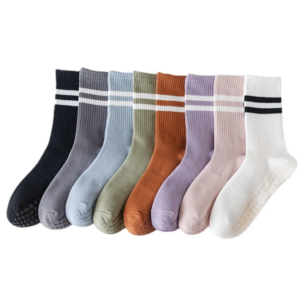 Breathable Comfortable Non-slip Yoga Socks Stripe For Women Cotton Middle Tube Hosiery Women Socks Korean Style Socks
Breathable Comfortable Non-slip Yoga Socks Stripe For Women Cotton Middle Tube Hosiery Women Socks Korean Style Socks