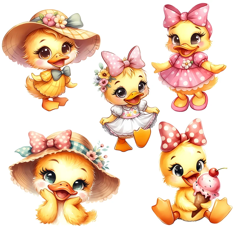 Bow Little Yellow Duck Iron on transfer for Children clothing dtf transfers ready to press Heat Transfer Printing
Bow Little Yellow Duck Iron on transfer for Children clothing dtf transfers ready to press Heat Transfer Printing