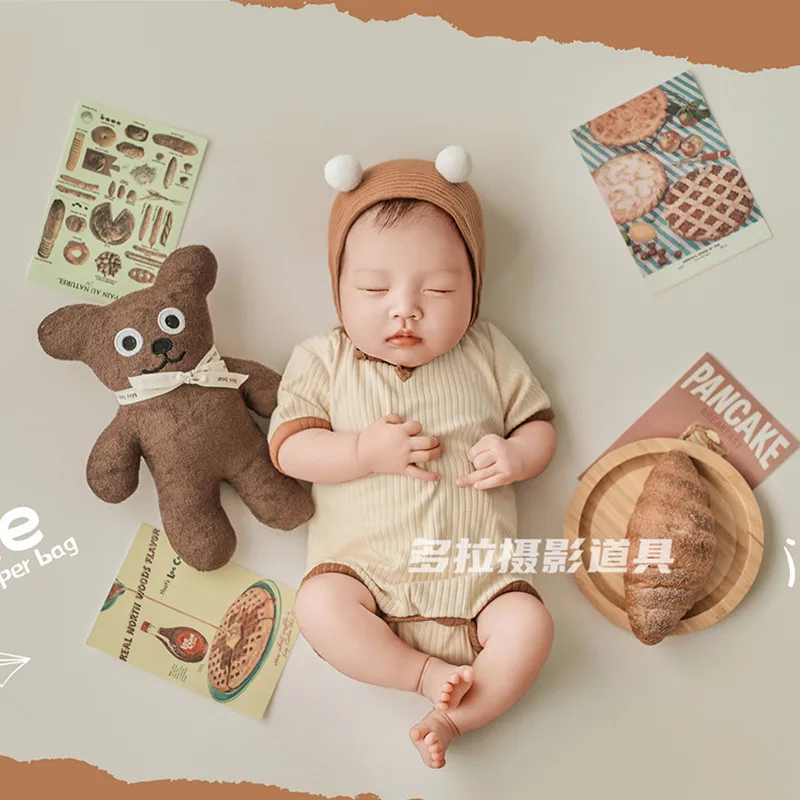 ❤️Newborn Photography Clothing Hat+Jumpsuit+Doll+Bread+Tray+Card+Background Baby Photo Props Accessories Clothes Outfits
❤️Newborn Photography Clothing Hat+Jumpsuit+Doll+Bread+Tray+Card+Background Baby Photo Props Accessories Clothes Outfits