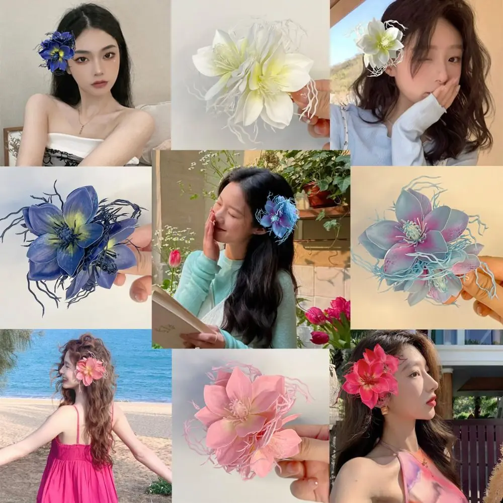 Elegant Simulation Flowers Hair Clip Sweet Bohemian Style Sweet Barrettes Colorful Seaside Vacation Headwear Hair Accessories
Elegant Simulation Flowers Hair Clip Sweet Bohemian Style Sweet Barrettes Colorful Seaside Vacation Headwear Hair Accessories