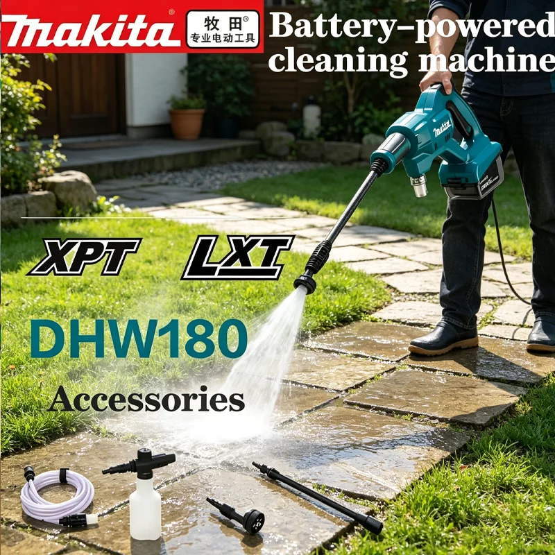 MakitaGenuine originalDHW180 Cordless Washer 18V Lithium Tools Cleaning Family Edition Efficient Clean Power Tools
MakitaGenuine originalDHW180 Cordless Washer 18V Lithium Tools Cleaning Family Edition Efficient Clean Power Tools