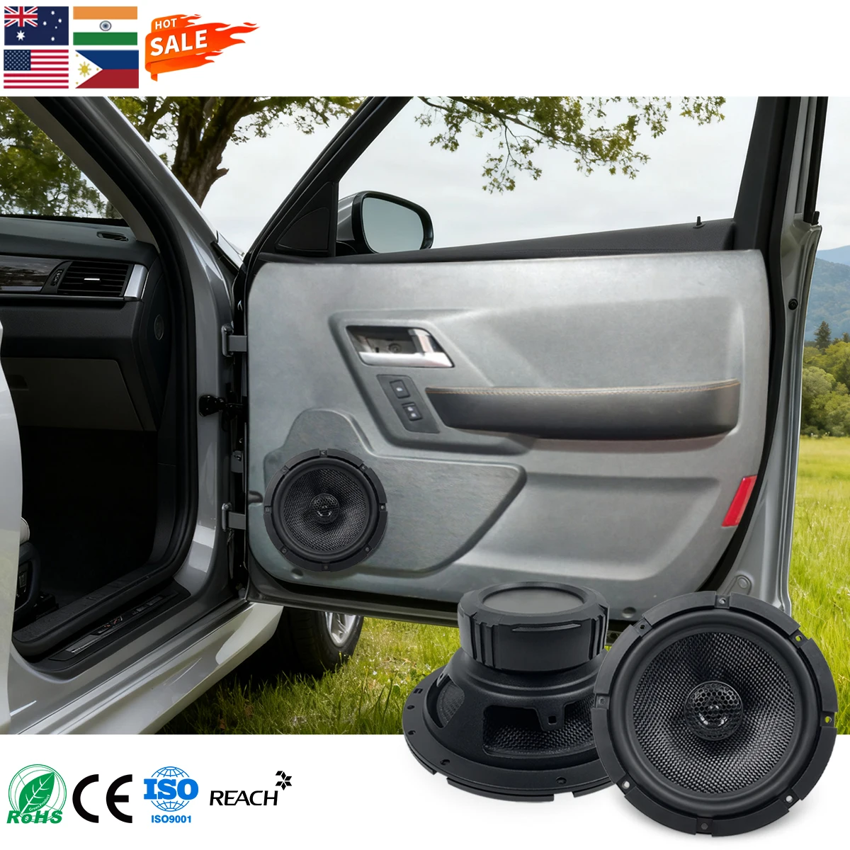 Zeming Car Speaker 120W Max Power 6.5 Inch Coaxial Car Speakers for Car Audio Music System
Zeming Car Speaker 120W Max Power 6.5 Inch Coaxial Car Speakers for Car Audio Music System