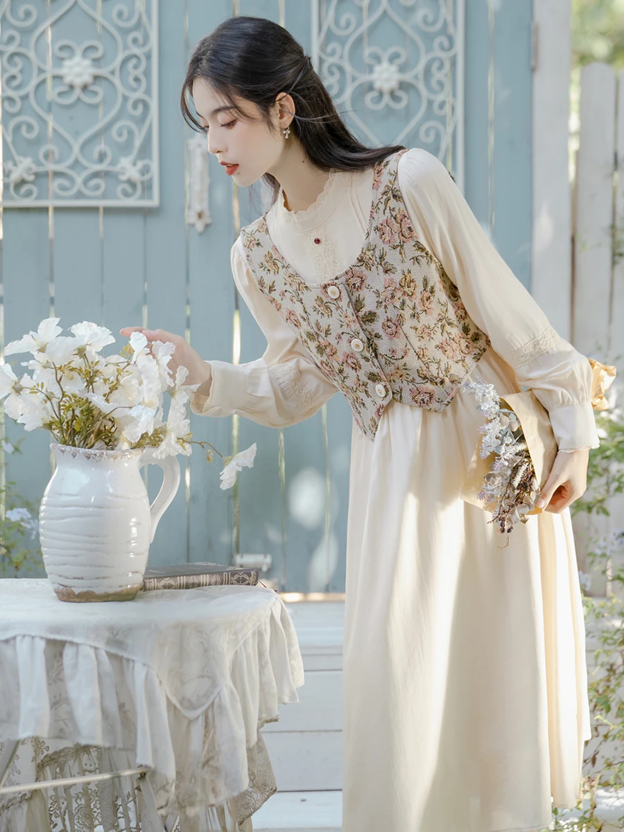 Весенний винтажный комплект с цветочным принтом для женщин: нежная и красивая короткая юбка и блузка в стиле Dr Fairy T Sle
Весенний винтажный комплект с цветочным принтом для женщин: нежная и красивая короткая юбка и блузка в стиле Dr Fairy T Sle