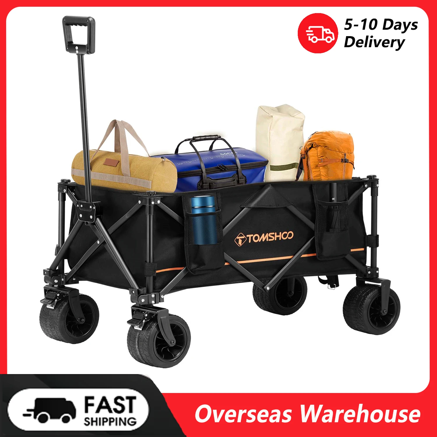 Collapsible Folding Wagon Cart/Portable Large Capacity Camping Wagon/All Terrain Foldable Wagon/Heavy Duty Utility Wagon Cart
Collapsible Folding Wagon Cart/Portable Large Capacity Camping Wagon/All Terrain Foldable Wagon/Heavy Duty Utility Wagon Cart