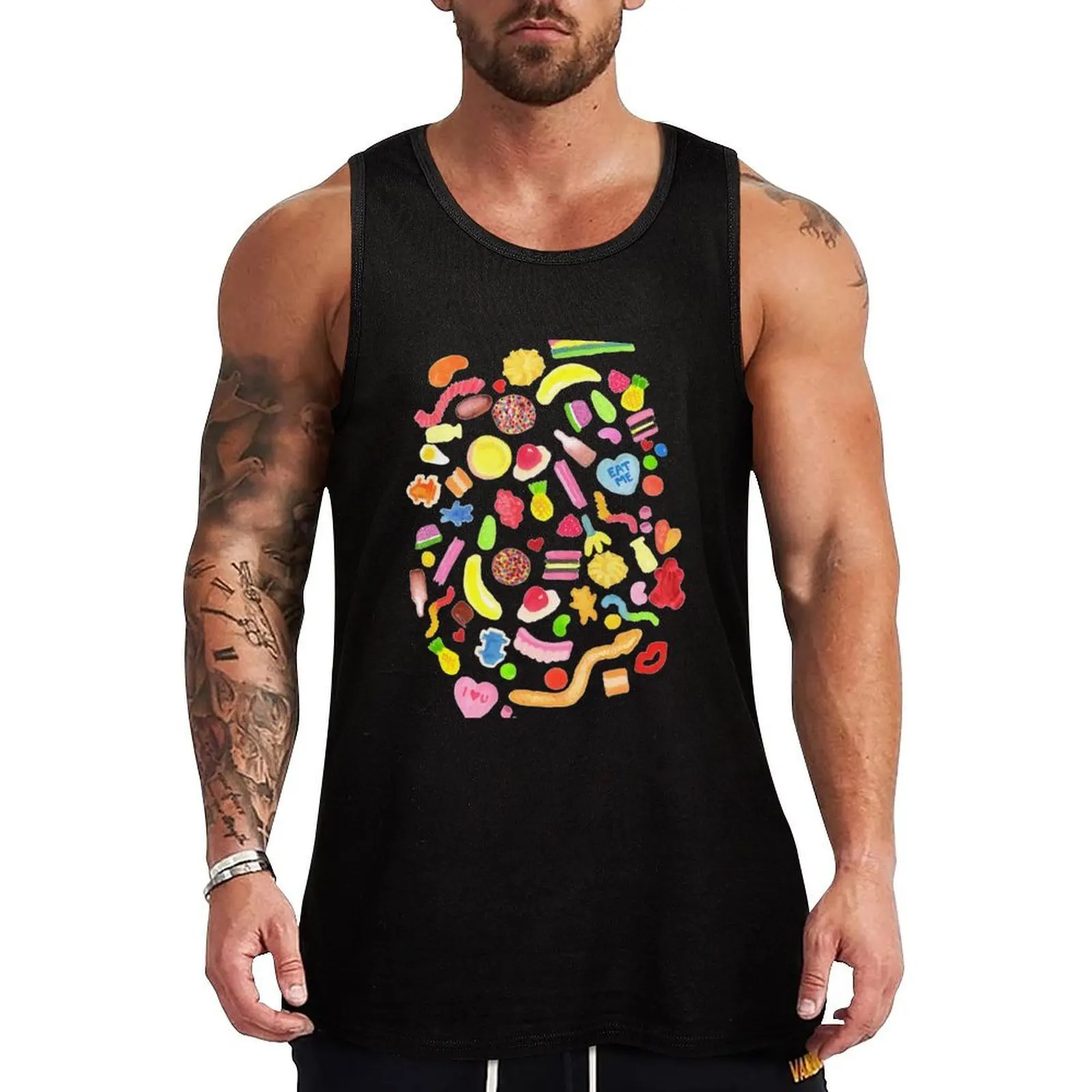 Mixed Lollies Tank Top Sports Performance Tank Top Gym Fitness Sleeveless
Mixed Lollies Tank Top Sports Performance Tank Top Gym Fitness Sleeveless