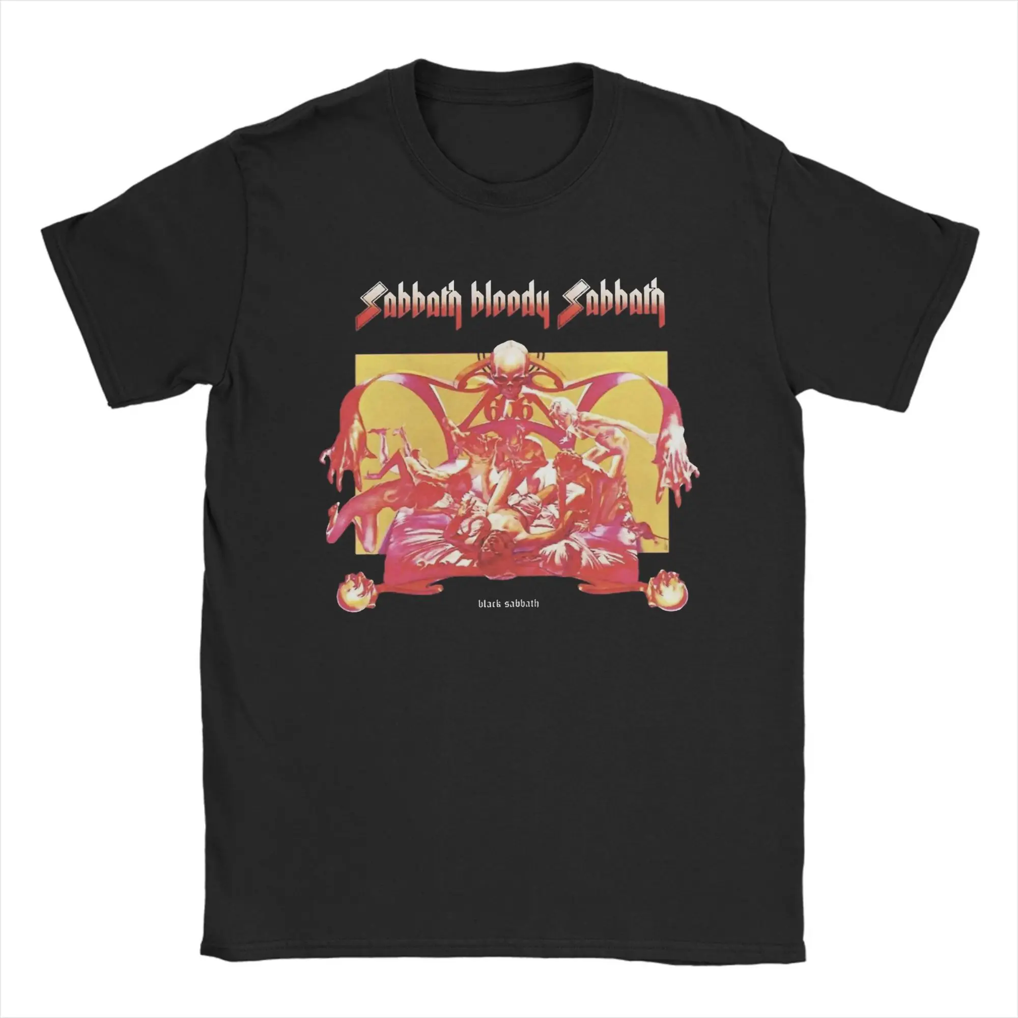 Mens Womens Black Sabbaths T Shirt 100% Cotton Graphic Print Tee Shirts Rock Music Top Clothing
Mens Womens Black Sabbaths T Shirt 100% Cotton Graphic Print Tee Shirts Rock Music Top Clothing