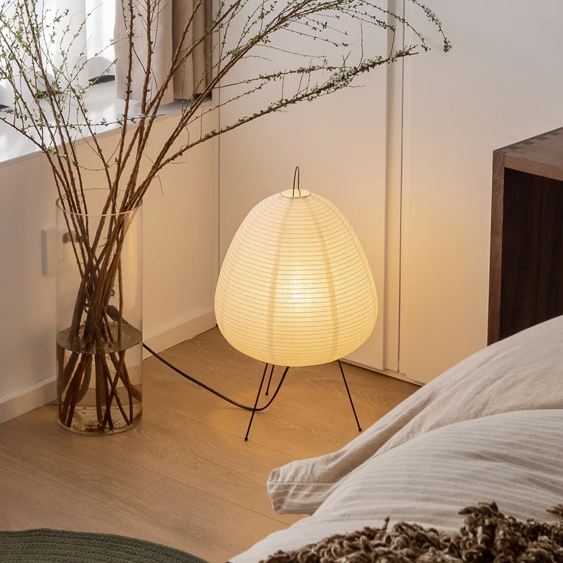 Table lamp bedside, bedroom Japanese-style living room, paper lamp rice paper Noguchi lamp, wabi sandy wind floor lamp
Table lamp bedside, bedroom Japanese-style living room, paper lamp rice paper Noguchi lamp, wabi sandy wind floor lamp