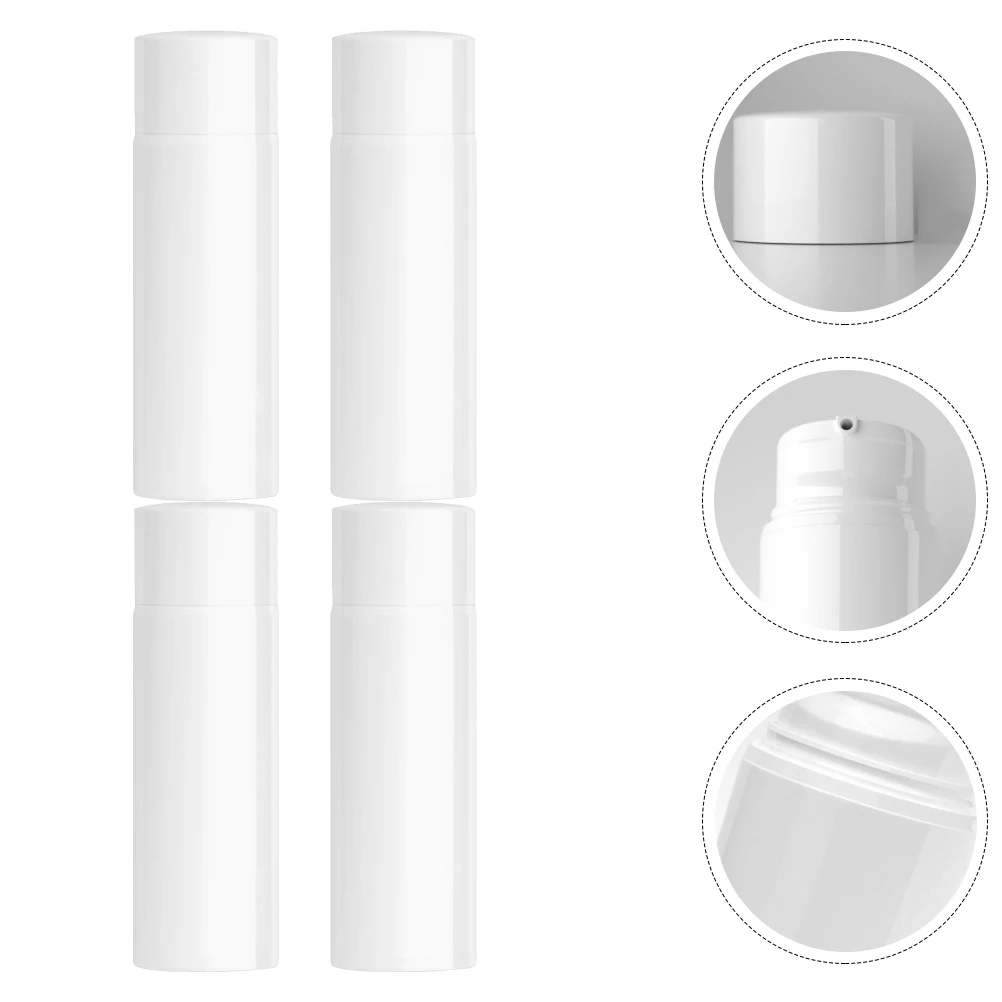 4 Pcs Lotion Bottle Travel Size Containers Professional Cream Dispenser White Pump Bottles Small
4 Pcs Lotion Bottle Travel Size Containers Professional Cream Dispenser White Pump Bottles Small