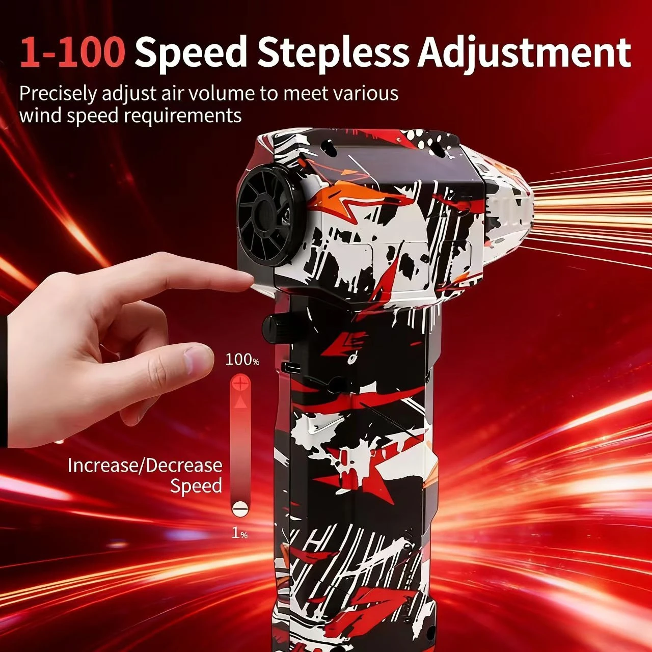 L5Pro Air Blower 140000RPM Turbo Jet Fan Powerful Computer Dust Cleaning Tool Type-C Rechargeable Handheld Dryer
L5Pro Air Blower 140000RPM Turbo Jet Fan Powerful Computer Dust Cleaning Tool Type-C Rechargeable Handheld Dryer