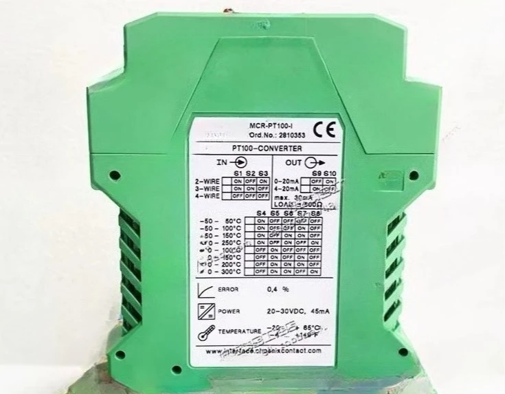 MCR-T-UI 2814090 Measurement Transmitter MCR-PT100-I - 2810353
MCR-T-UI 2814090 Measurement Transmitter MCR-PT100-I - 2810353