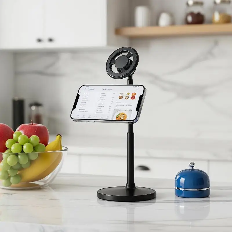 Adjustable Magnetic Phone Holder Stand Telescopic Pole 360 Rotation Universal Fit 4-7 Inch Phones for Daily Use
Adjustable Magnetic Phone Holder Stand Telescopic Pole 360 Rotation Universal Fit 4-7 Inch Phones for Daily Use