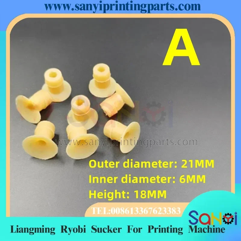 100 Pieces Best Quality Liangming Ryobi Sucker For Printing Machine Parts
100 Pieces Best Quality Liangming Ryobi Sucker For Printing Machine Parts