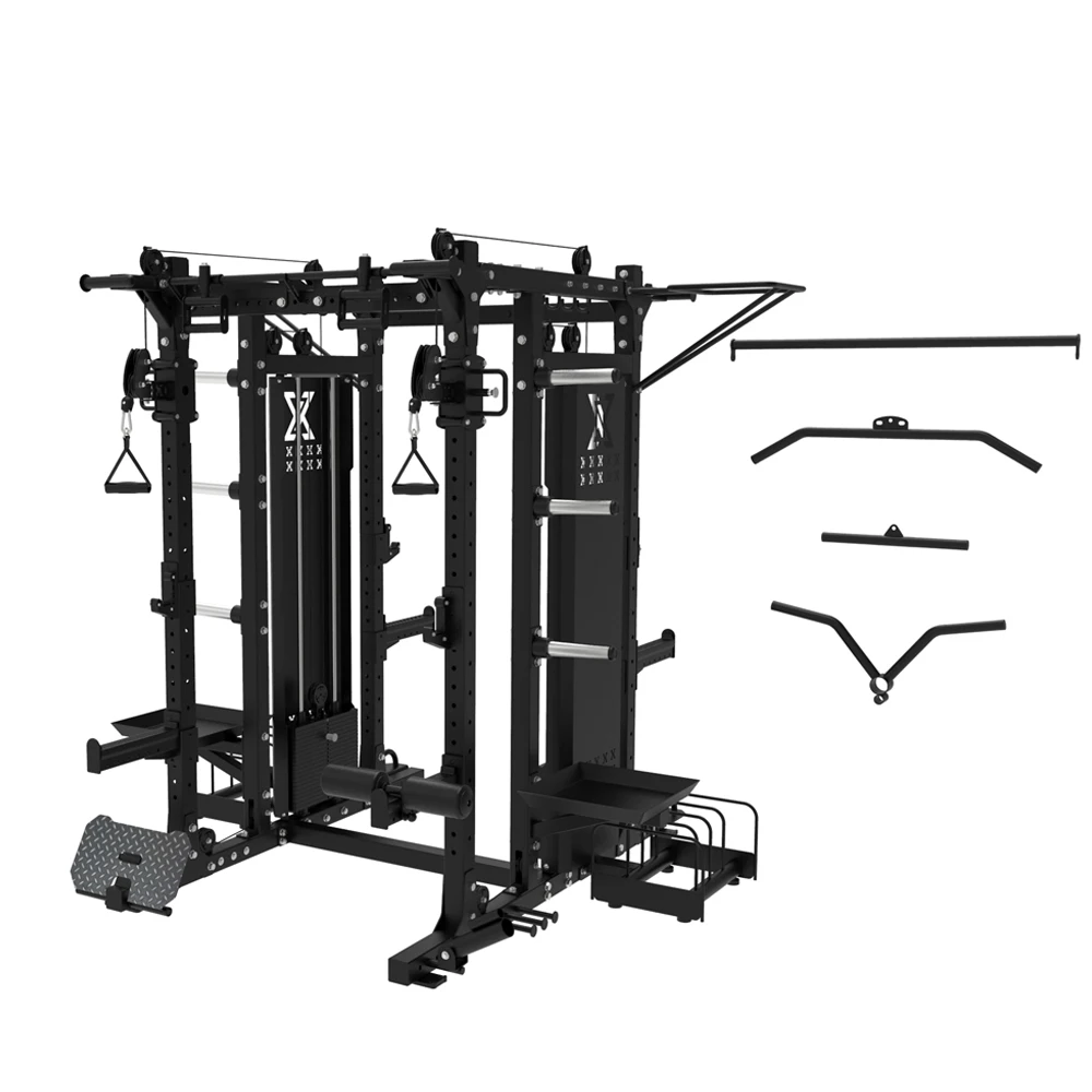 Comprehensive Training Fitness Equipment Metal Power Rack Functional Trainer Cable Crossover Gym Squat Rack 592kg
Comprehensive Training Fitness Equipment Metal Power Rack Functional Trainer Cable Crossover Gym Squat Rack 592kg