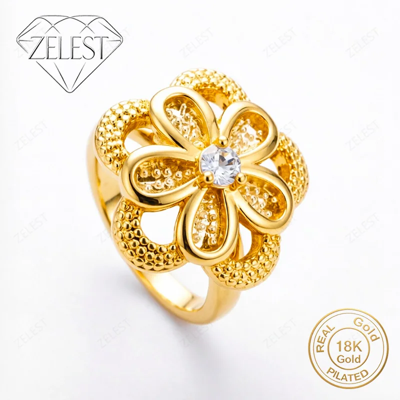 Серебро 925 пробы с позолотой 18K # 8 изысканных колец с цветочным узором из циркония - модные женские украшения для свадьбы и вечеринок, подарок для женщин
Серебро 925 пробы с позолотой 18K # 8 изысканных колец с цветочным узором из циркония - модные женские украшения для свадьбы и вечеринок, подарок для женщин