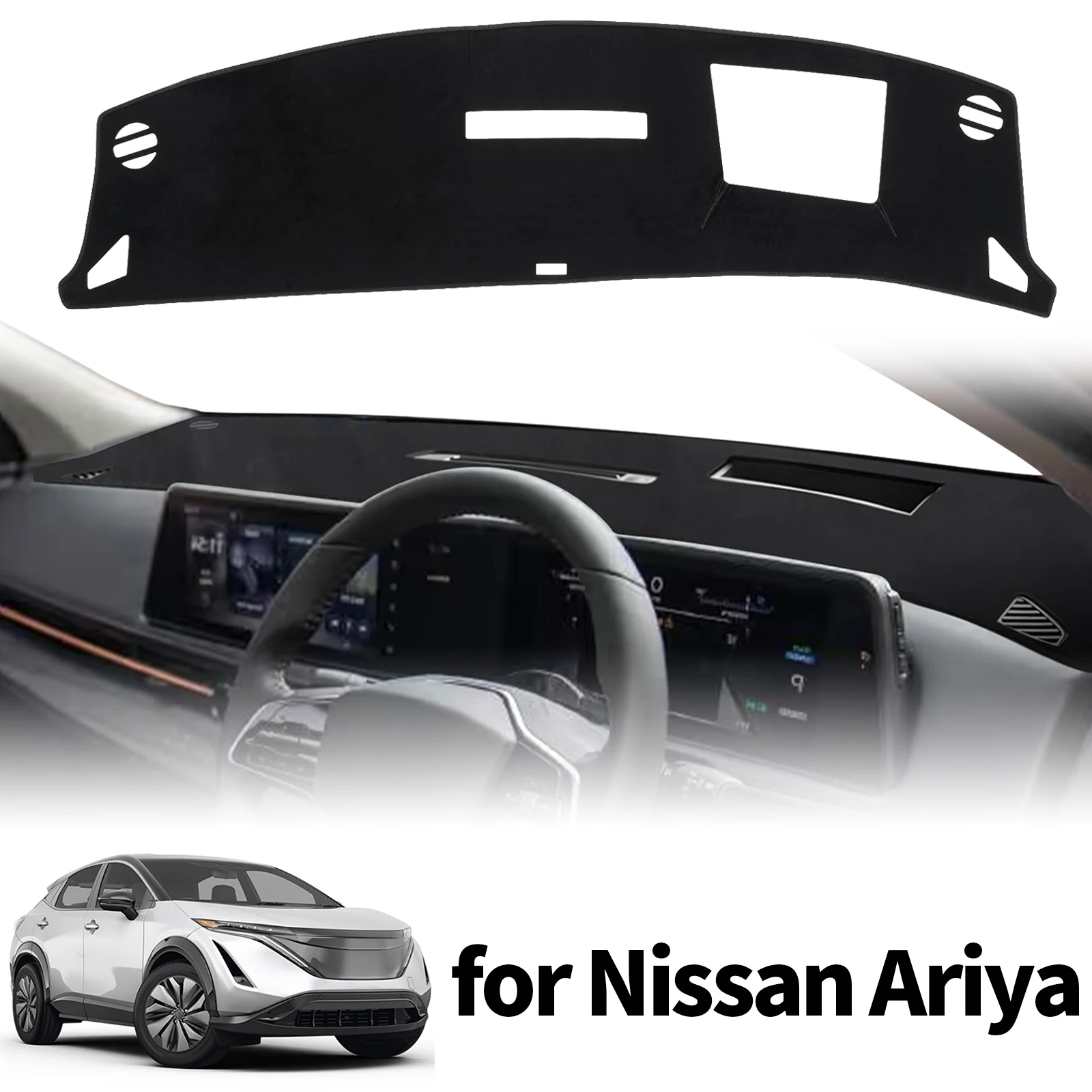 for Nissan Ariya 2025 2024-2022 Custom Fit Car Dashboard Cover Sunshade Dash Mat Anti‑Slip Dashmat Protector Pad Accessories
for Nissan Ariya 2025 2024-2022 Custom Fit Car Dashboard Cover Sunshade Dash Mat Anti‑Slip Dashmat Protector Pad Accessories