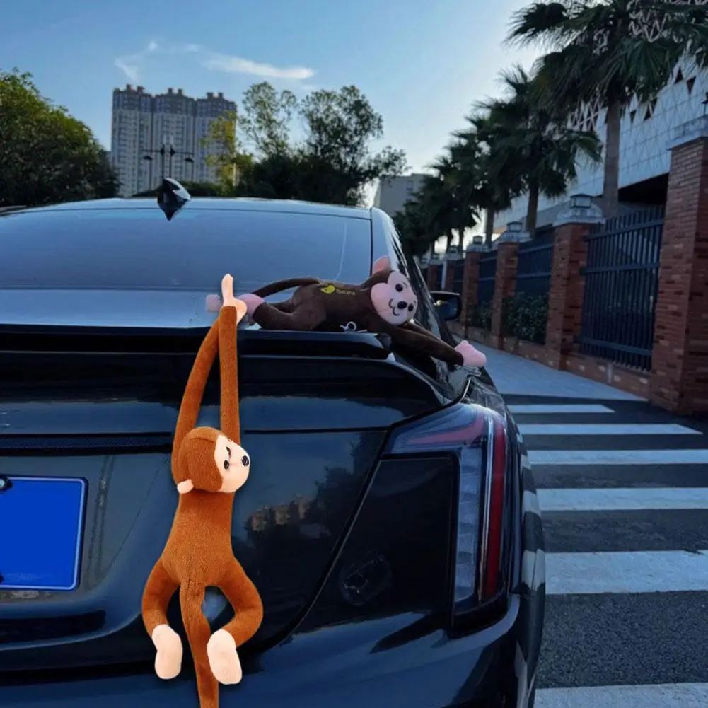 Car Accessories Vehicle Mounted Monkey Quick Release Monkey Pendant Creativity Decorate Rear Doll Hanging Monkey Car Gibbon W8U6 
Car Accessories Vehicle Mounted Monkey Quick Release Monkey Pendant Creativity Decorate Rear Doll Hanging Monkey Car Gibbon W8U6