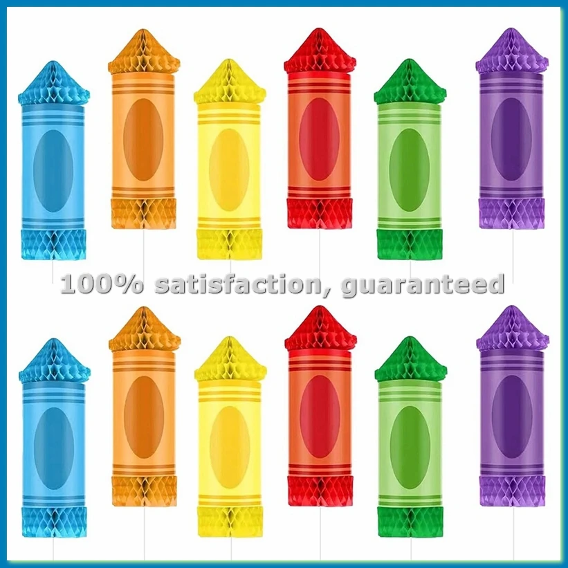 12 Pcs Back to School -Decorations Crayon Classroom Ceiling Decor Paper Lanterns Hanging Honeycomb Rainbow Balloons-A51M
12 Pcs Back to School -Decorations Crayon Classroom Ceiling Decor Paper Lanterns Hanging Honeycomb Rainbow Balloons-A51M