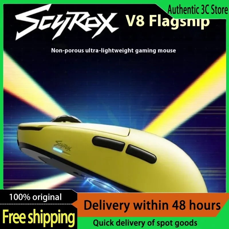 Scyrox V8 Dual Mode Lightweight Wireless Mouse 36g 8K Gaming Office Mouse Paw3950 52840 Computer Peripheral 2.4g PC Gift
Scyrox V8 Dual Mode Lightweight Wireless Mouse 36g 8K Gaming Office Mouse Paw3950 52840 Computer Peripheral 2.4g PC Gift